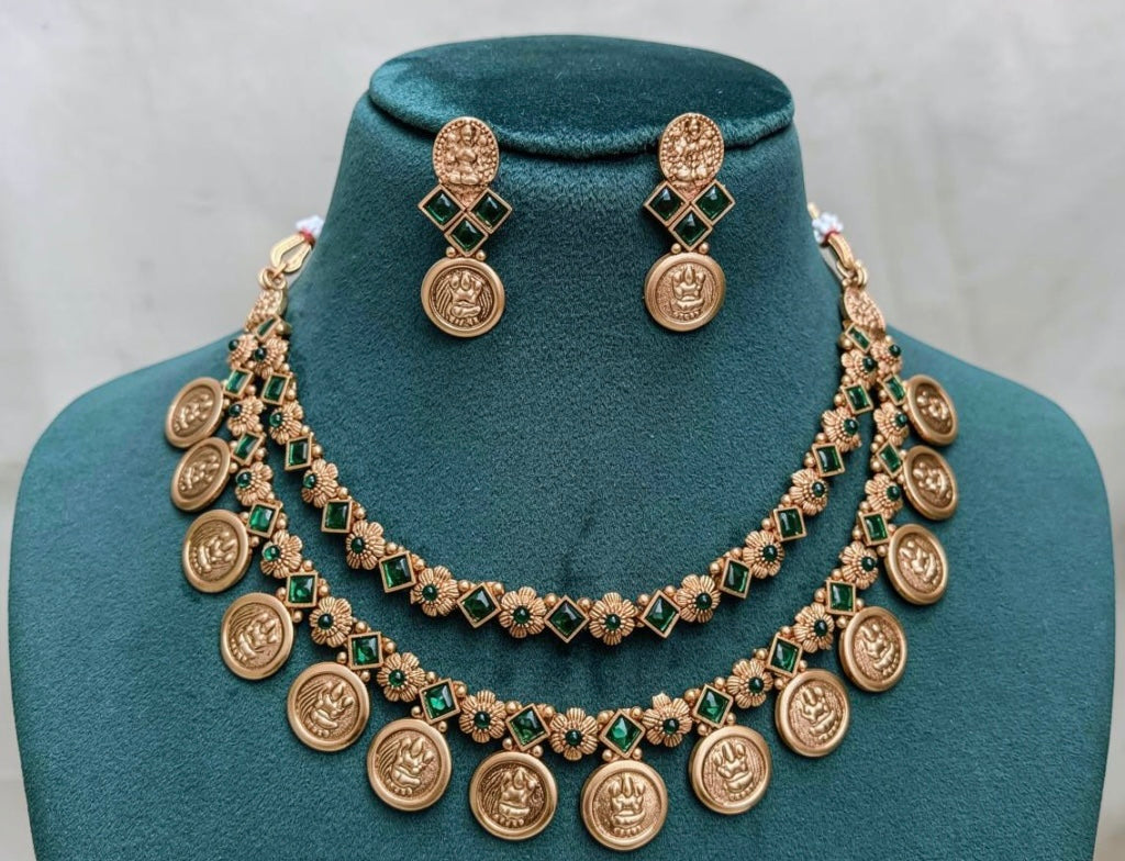 Coin necklace set premium quality | Code: RK3700