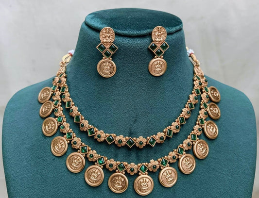 Coin necklace set premium quality | Code: RK3700