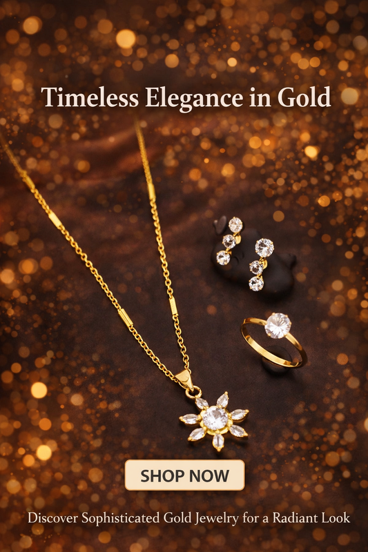 Star Pendant Necklace Set with CZ Stones | Daily Wear & Party Jewelry