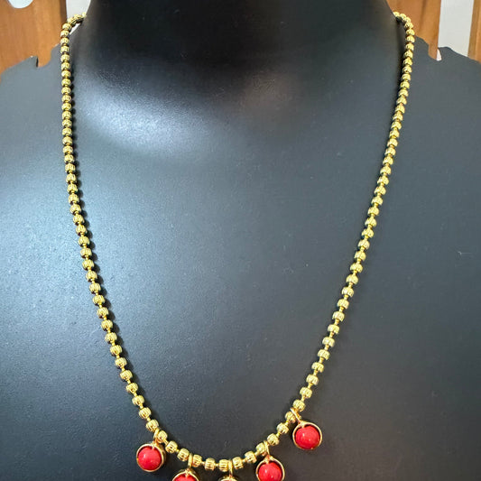 Pavizhamaala : Coral beads