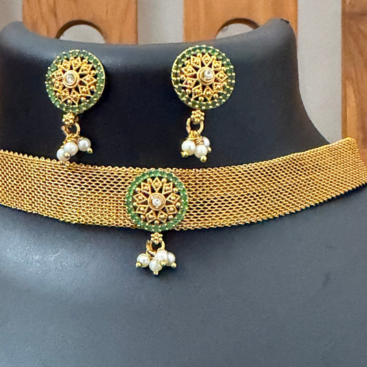 Choker Green Gold replica