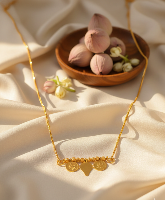 Thali Chain– Minimal Gold Finish for Everyday Grace