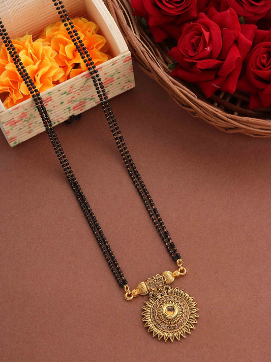 Mangalsutra round pendant Code : SP850