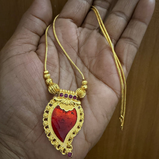 Red Palakka necklace :Code: MJ 1993