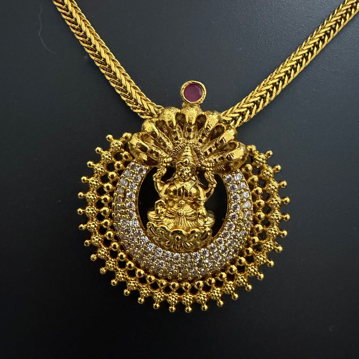 Nagas Lakshmi Necklace/ Choker: Heirloom set