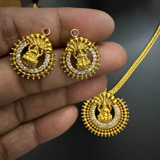 Nagas Lakshmi Necklace/ Choker: Heirloom set