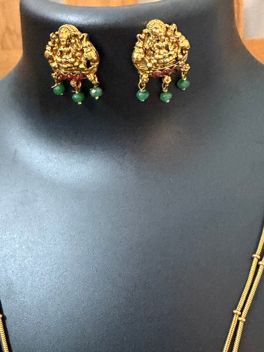 Lakshmi Haram with double layer chain