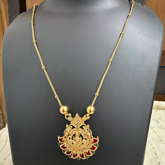 Sri Vighnaharta Ganesh Palakka Pathakkam Chain - Temple Necklace