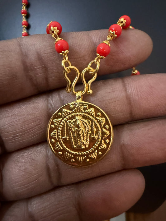 Guruvayoorappan Locket Maala light weight 4 Pidi