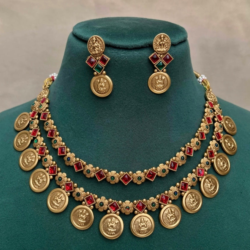 Coin necklace set premium quality | Code: RK3700