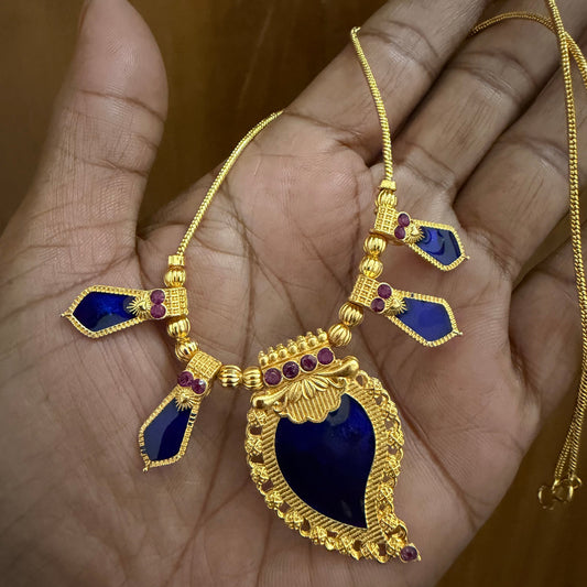 Blue Palakka Necklace : Code MJ 1991