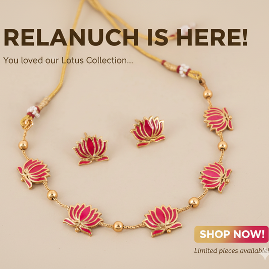 Lotus Temple Choker I Relaunch Special ✨ I RK Jewels