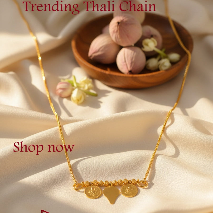 Thali Chain– Minimal Gold Finish for Everyday Grace