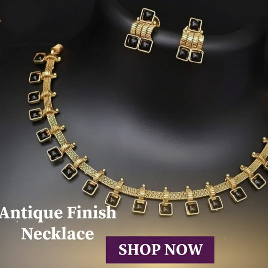 Antique Stone Necklace Set