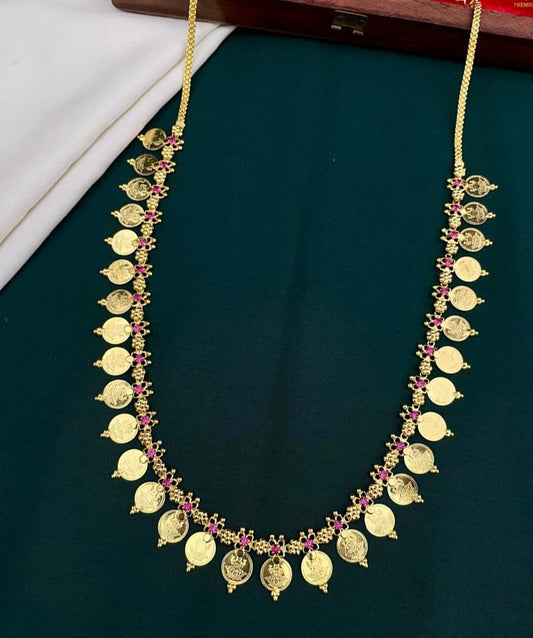 HARAM Lakshmi Ruby Kaasumala (Coin Necklace)