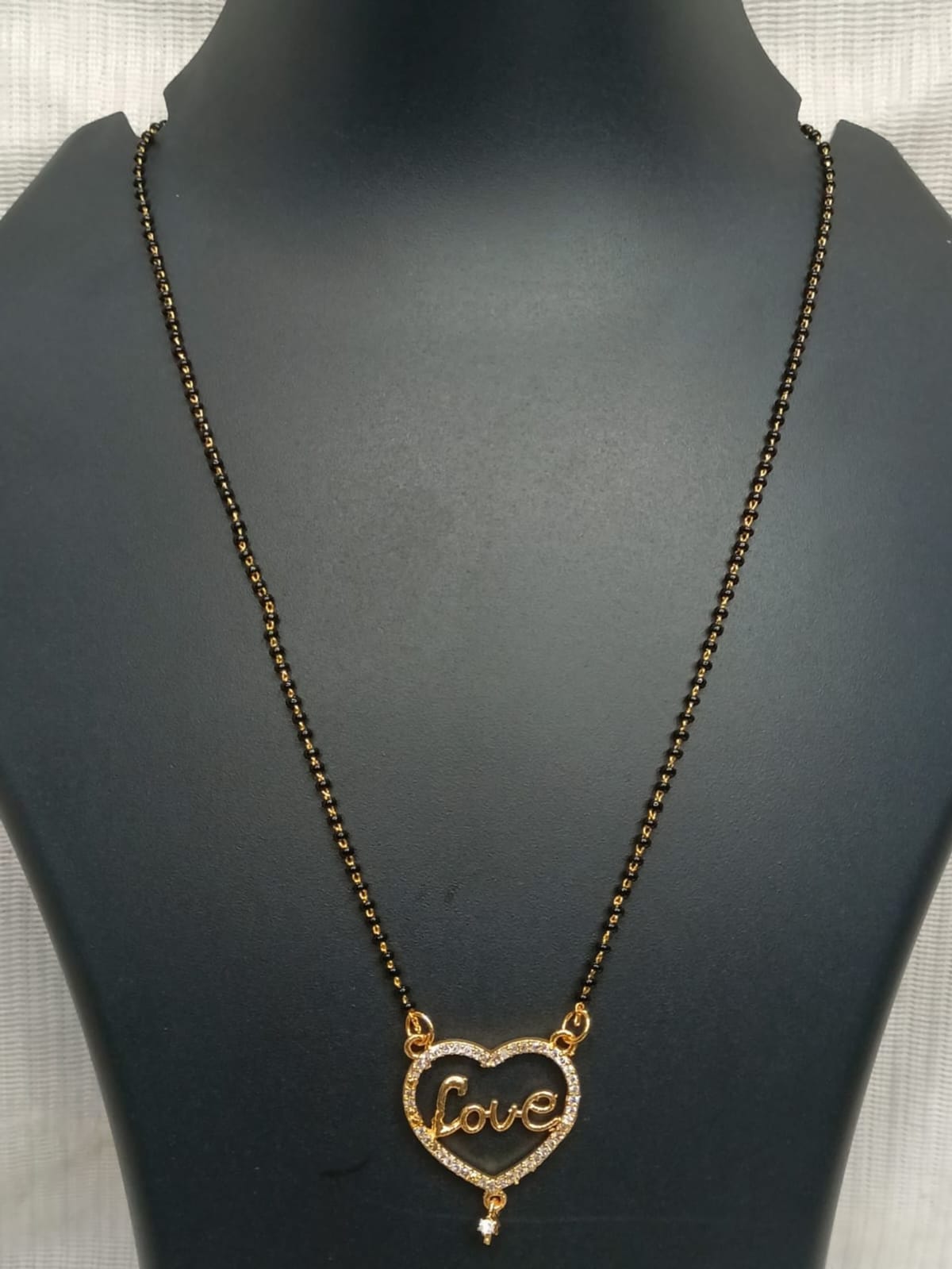 Mnagalsutra with Heart Love pendant