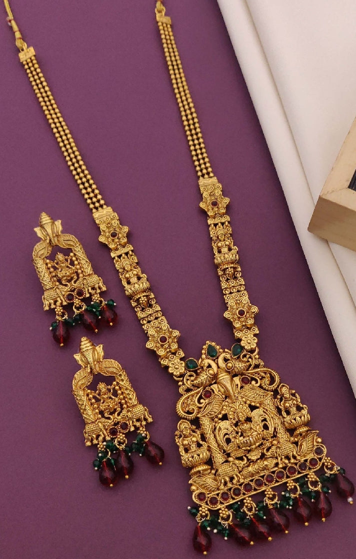 Aiswarya Lakshmi Temple Jewellery Set