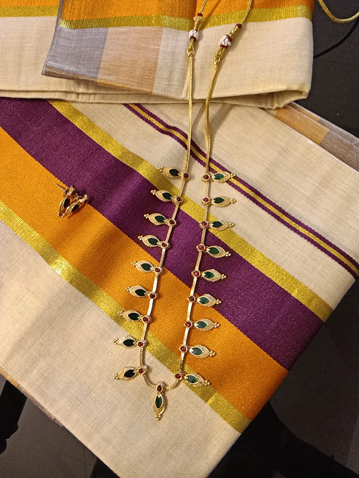Tissue silk Set mundu+ Nagapadam| Vishu 🌼 Special offer I CODE: VISHUOFFER 2