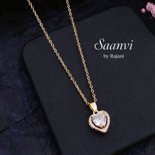 Heart Pendant Chain – Everyday Luxury : Code 1101